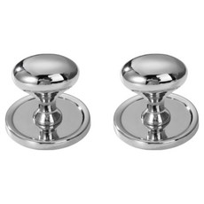 Onyeri 圓形抽屜家具把手, 銀色, 2個