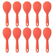 韓國製花朵飯勺 中型, 單色, 10個