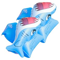 River Fox 兒童 River Toy 鯊魚手臂圈 2入, 藍色, 1個