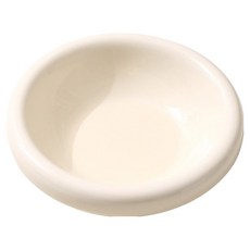 파스텔펫 반려동물 둥근 세라믹 식기 FREE, 아이보리, 1개