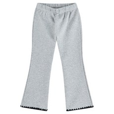 WALTONKIDS 女童Mello縫線羅馬布靴型褲