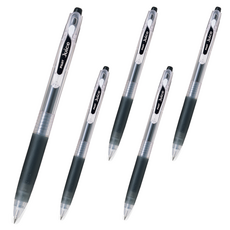 파이롯트 중성펜 쥬스 0.38mm, 블랙, 5개