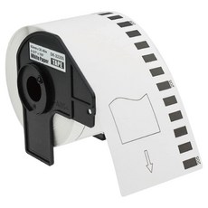 brother 兄弟牌 原廠連續標籤帶 耐久型紙質 DK-22205 62mm, 30.48m, 白底黑字