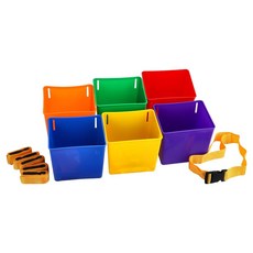 Kes.B 運動豆袋投擲籃 6件組, 混色, 1套