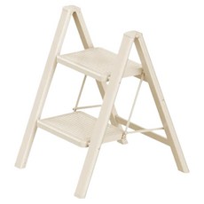 uniFun 樂汎生活 家用經典花架梯 2階 奶油色, 1個