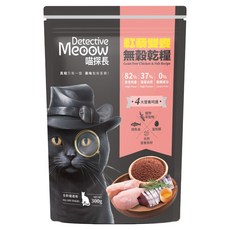 Detective Meoow 喵探長 全齡貓紅藜雙響無穀乾糧, 300g, 1包, 雞肉 + 魚肉