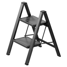 uniFun 樂汎生活 家用經典花架梯 2階 雅典黑, 1個