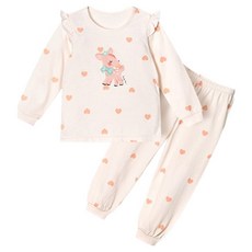 unifriend 兒童Bambi單面九分棉質家居服上下套裝