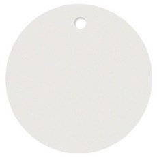 아이엔피 원형 무지라벨택 5cm, 화이트, 200개