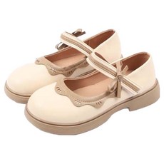 LULUSHU 女童瑪羅尼蝴蝶結皮鞋 CX174