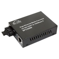 SOLTECH Gigabit單模SC型TP 1埠光纖轉換器, 1個, SFC2000-TL20
