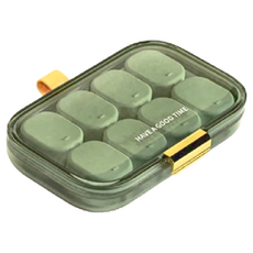 SSDream 8格高雅透視多格拆卸式收納藥盒 小, 1個