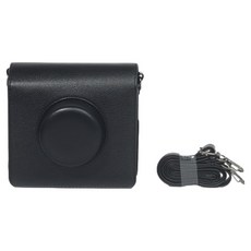 拍立得wide Evo 復古皮套相機包 附背帶 黑色, 1個, CYL-25052178