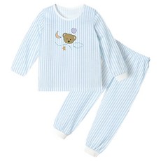 unifriend 兒童Good Night單面九分棉質居家服上下套裝