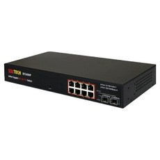 SOLTECH 1G L2 管理型交換式集線器 1Gbps PoE 8埠 / 1G SFP 2插槽, 1個, SFC400HP