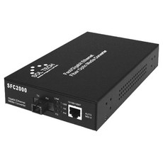 SOLTECH Gigabit單模SC型TP 1埠內建電源光纖轉換器, 1個