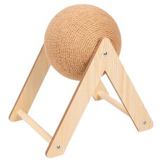 G&Y 貓用三線旋轉球貓抓板, 1個, V型