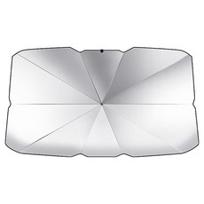 汽車灣桿遮陽傘, 1個, 銀色