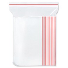 Inp 6T 紅邊 PE 夾鏈袋, 1個, 100入