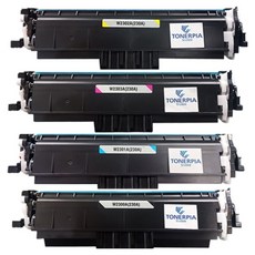 토너피아 HP 호환토너 4종 세트 W2300A ~ W2303A, 검정, 파랑, 빨강, 노랑, 1세트
