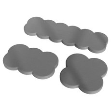 Ants Cloud 半永久多用途珪藻土託盤 小+中+大組合, 深灰色, 1套