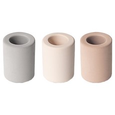 上手家居 珪藻土牙刷架/牙刷置物架/牙刷座3件組, 1套, 淺灰色 + 米白色 + 棕色