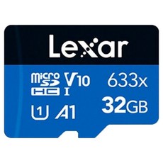 Lexar 雷克沙 633x microSDHC UHS-I A1 U1記憶卡, 32GB, 1個