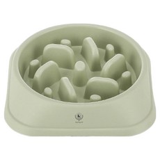 딩동펫 반려동물 급체방지 식기, 그린, 1개