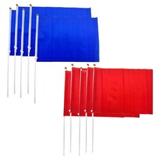 Party09 應援旗幟2件組, 1套, 紅色. 藍色