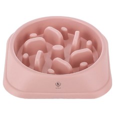 딩동펫 반려동물 급체방지 식기, 핑크, 1개