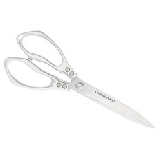 LiViNG ART 全不鏽鋼直線廚房剪刀, 1個, 單一顏色