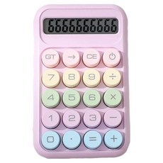 투데이리빙 파스텔 미니 계산기, 퍼플, 1개