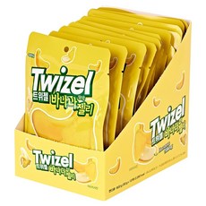 Peach Korea Twizzel 香蕉造型軟糖, 12個, 50g