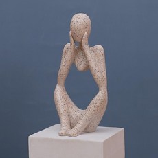 타미나요 인테리어 오브제 생각하는 사람 양손, 샌드