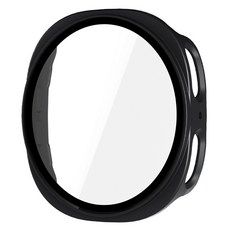 SPACE SHIELD PC強化玻璃一體式保護殼, 黑色, 1個