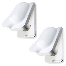 Boedam 防雨防滴型插座 2孔 直立式 白色, 2個