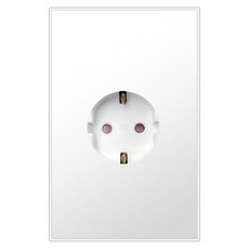 Boedam 埋入式插座 1孔 雪白色, 1個