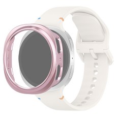 SPACE SHIELD 智慧手錶相容PC防撞保護殼, 1個, 玫瑰粉