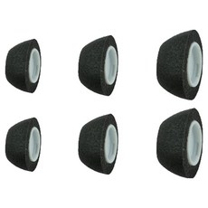 COMPLY TrueGrip Max AirPods Pro 1 / 2 耳塞 3種 x 2入, 1套, 黑色, 單一商品