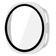 SPACE SHIELD PC強化玻璃多合一保護殼, 白色, 1個