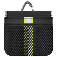 PASTEL PET 寵物反光線條零食袋, 黑色, 1個