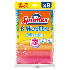 Spontex COLLECTION 感性彩色多用途超細抹布 8件組, 1套