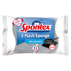 스폰텍스 FLASH EPONGE 스피드 클린 스펀지, 1개, 2개입
