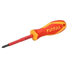 토탈툴스 TOTAL 십자 절연 드라이버 PH 1 x 80 mm, 1개
