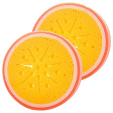 Runeon 乾淨清潔海綿 橙橘, 2個