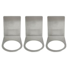 뉴앤룩 스텐 디스펜서 거품용기 홀더, 실버, 3개