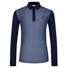 BILTMORE 男士彈性高爾夫Polo長袖T恤 NB-5149