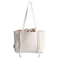 GREEN STUFF 船型束口托特包 66 羅紋燈芯絨