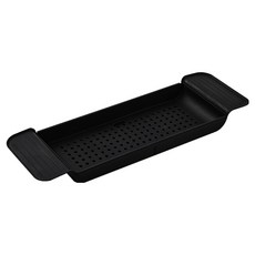 Real Picky 移動式浴缸置物架 白色, 黑色, 1個