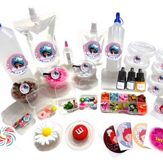 手工史萊姆DIY組製作組 1.5kg, 1套, 混色